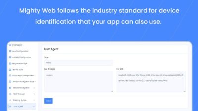 MightyWeb Flutter Webview - 将您的网站转换为应用程序 + 管理面板无效免费下载