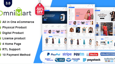 OmniMart Nulled v3.0 – e-commerce platform
