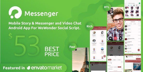 Wowonder Android Messenger v3.9 Download