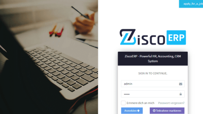 ZiscoERP v4.0.5 – a powerful personnel management system, accounting, CRM