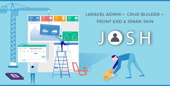 Josh v7.1.9 – template for Laravel (admin + site + CRUD) Download