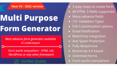 Multi-Purpose Form Generator & docusign (All types of forms) with SaaS v4.0 Download