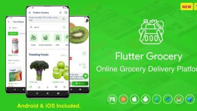 Flutter Multi Vendor Grocery ( Convenience Store, Food, Vegetable, Fresh Fruit, eCommerce, Retail ) v1.0 Download