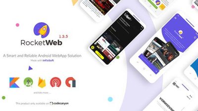 RocketWeb v.1.4.0 – Configurable Android WebView App Template Free Download