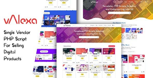Valexa 3.2.0 – PHP Script For Selling Digital Products And Digital Downloads