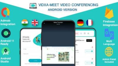 VIDXA MEET v.2.0 – Free Video Conferencing & Audio Conferencing App | Zoom Clone GPL