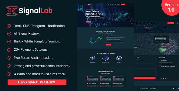 SignalLab v1.0 – Forex And Crypto Trading Signal Platform Download