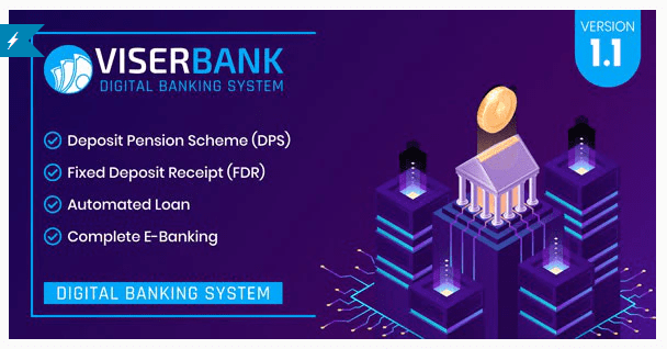 ViserBank Nulled v1.1 – digital banking system