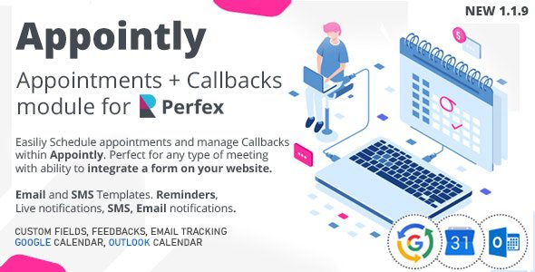 Appointly – Perfex CRM Appointments v1.2.0 Download