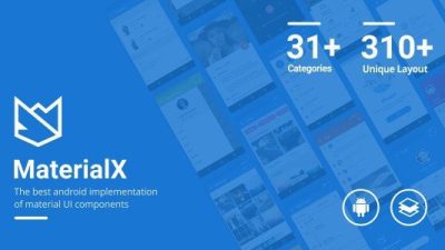 MaterialX – Android Material Design UI Components v2.7 Download