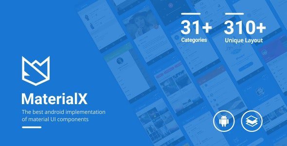 MaterialX – Android Material Design UI Components v2.7 Download