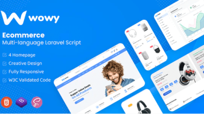 Wowy Nulled v1.2 – Laravel e-commerce script