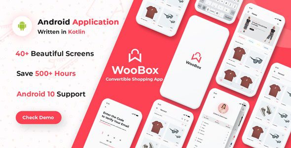 WooBox – WooCommerce Android App E-commerce Full Mobile App + kotlin v15.0 Download