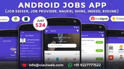 Android Jobs App 29-September-2020 (Job Seeker, Job Provider, Naukri, Shine, Indeed, Resume) Download