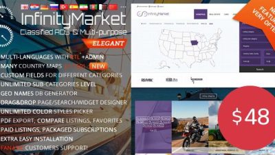 Classified Ads Script – Infinity Market v.1.7.0 Download