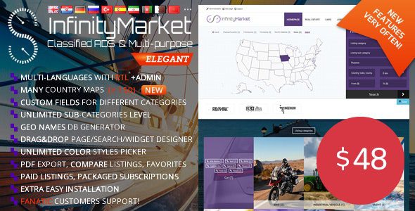 Classified Ads Script – Infinity Market v.1.7.0 Download