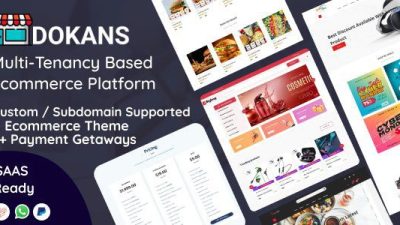 DOKANS – Multitenancy Based Ecommerce Platform (SAAS) v.3.0 Download