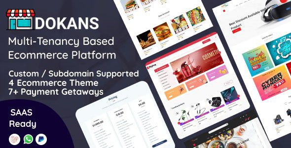 DOKANS – Multitenancy Based Ecommerce Platform (SAAS) v.3.0 Download