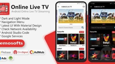 Android Online Live TV Streaming v.5.0.0 Free Download
