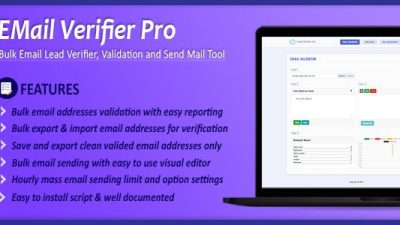 Email Verifier Pro v.3.0.1 – [NOT NULLED, BUY ONLY FOR EDUCATION PURPOSE]