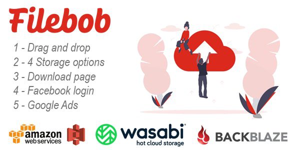 Filebob – File Sharing And Storage Platform v.1.3.0 Download