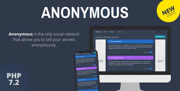 Anonymous Secret Confessions v.1.7 – anonymous community script Download
