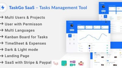TaskGo SaaS v2.6.0 NULLED – Task Management Tool Download
