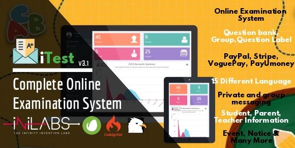 iTest – Online Quiz & Examination System v.3.3 Download
