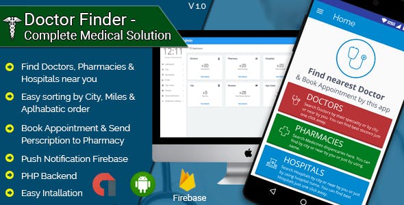 Doctor Finder – Complete Medical Solution Android Application Free Download