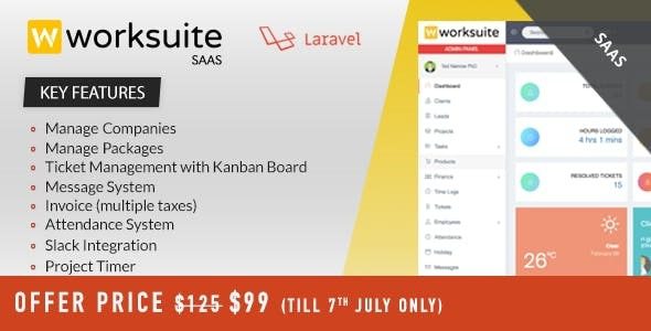 Worksuite Saas – Project Management System v4.0.1 Download