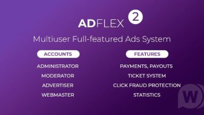 AdFlex v.2.0.4 – Multi User Full-featured Ads System Download