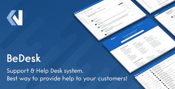 BeDesk v.1.3.5 – Customer Support Software & Helpdesk Ticketing System Download