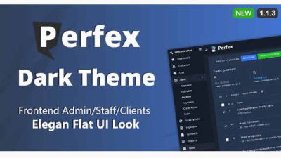 Perfex CRM Dark Theme v.1.1.5 Download
