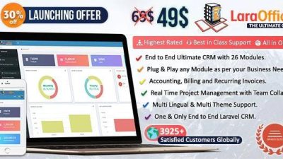 LaraOffice v.3.2 Ultimate CRM and Project Management System