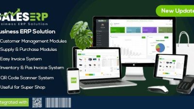 ERP v.9.6 Business ERP Solution / Product / Shop / Company Management Free Download