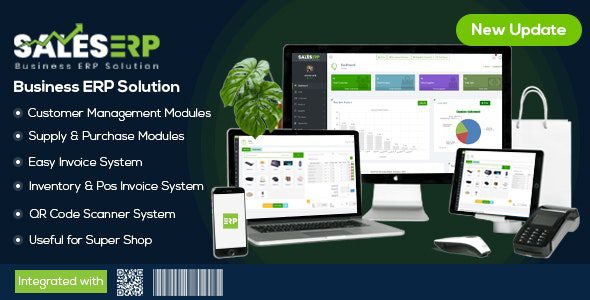 ERP v.9.6 Business ERP Solution / Product / Shop / Company Management Free Download