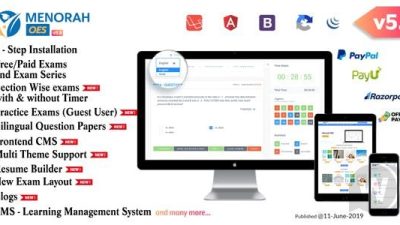 v.5.8 – MenorahOES – Online Learning and Examination System