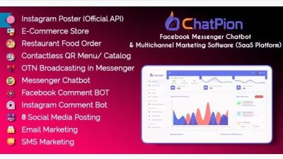 ChatPion v8.0.5 + Addons – marketing bot for Facebook Download