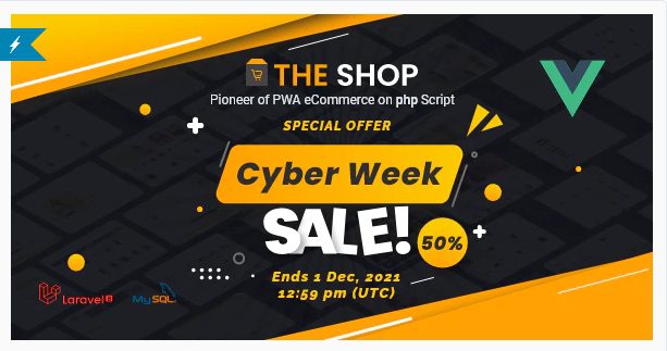 The Shop v1.1- PWA eCommerce cms