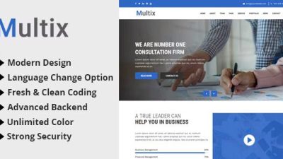 Multix v2.4 – Multipurpose Website CMS with Codeigniter