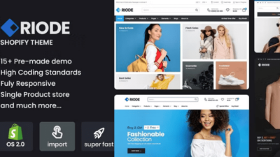 Riode Multi-Purpose Shopify Theme 18 April 2022