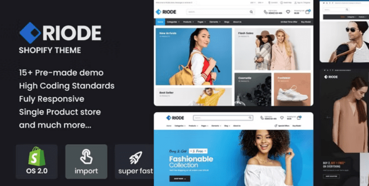 Riode Multi-Purpose Shopify Theme 18 April 2022