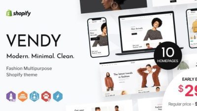 Vendy Multipurpose Shopify Theme for Fashion v4.0.2