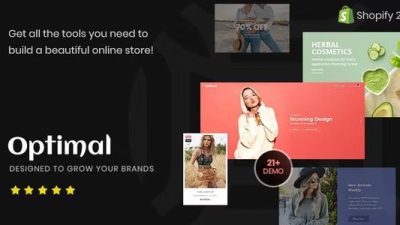 Optimal Nulled Multipurpose Shopify 主题免费下载