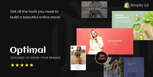 Optimal Nulled Multipurpose Shopify 主题免费下载