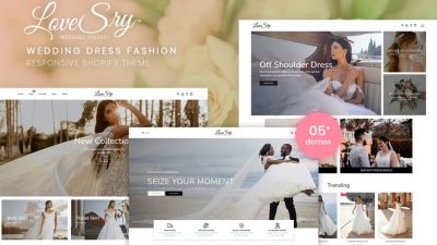 LoveSry v.1.0.0 – Wedding Dress Fashion Responsive Shopify