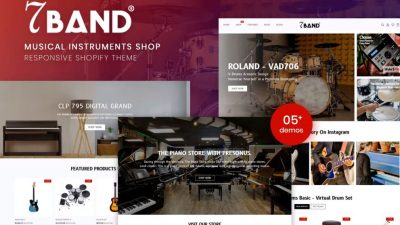 7Band v.1.0.0 – Musical Instruments Shop Shopify Theme