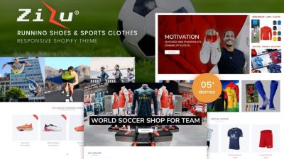 Zizu v.1.0.0 – Running Shoes & Sports Clothes Shopify Theme