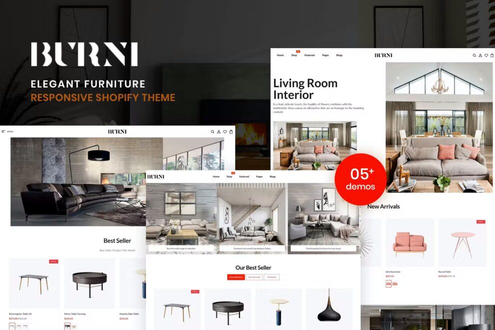 Burni v.1.0.0 – Elegant Furniture Shop For Shopify