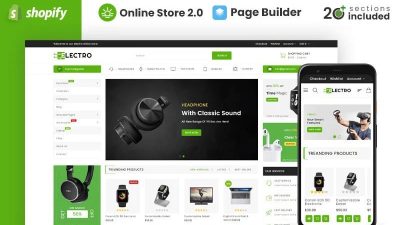 Electro Electronics Shopify Theme v.2.4.0 #